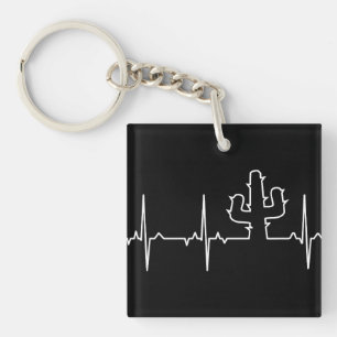 ECG Cactus Light Key Ring