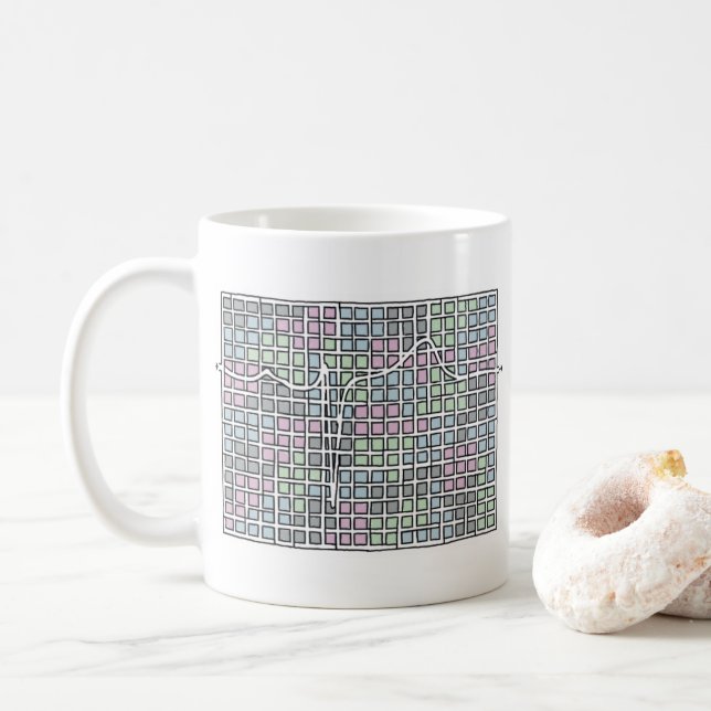ECG Maze Mug (With Donut)