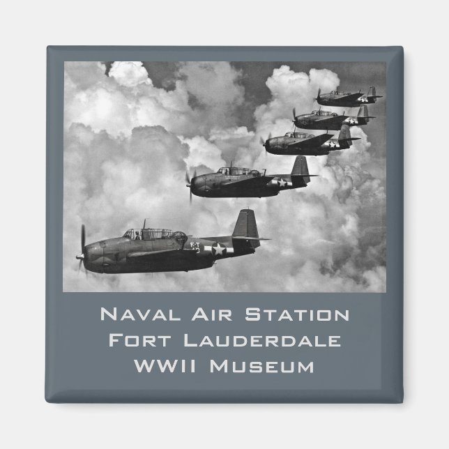 Echelon of Aeroplanes Magnet (Front)