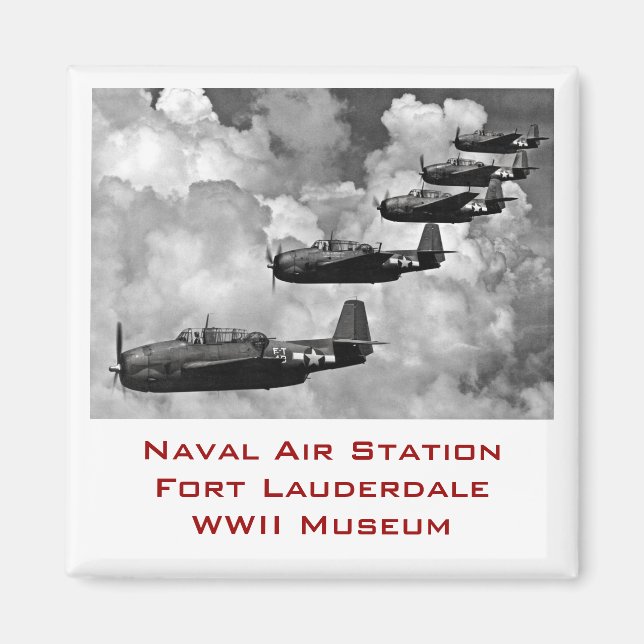 Echelon of Aeroplanes Magnet (Front)