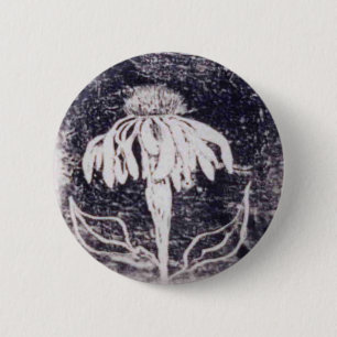 "Echenecea" Floral Button