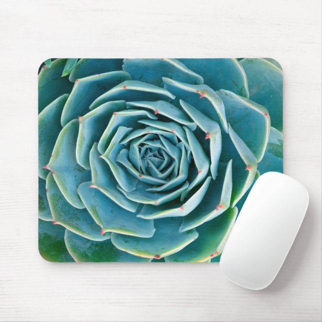 Echeveria Rosette, Secret Garden of Marrakech Mouse Mat (With Mouse)