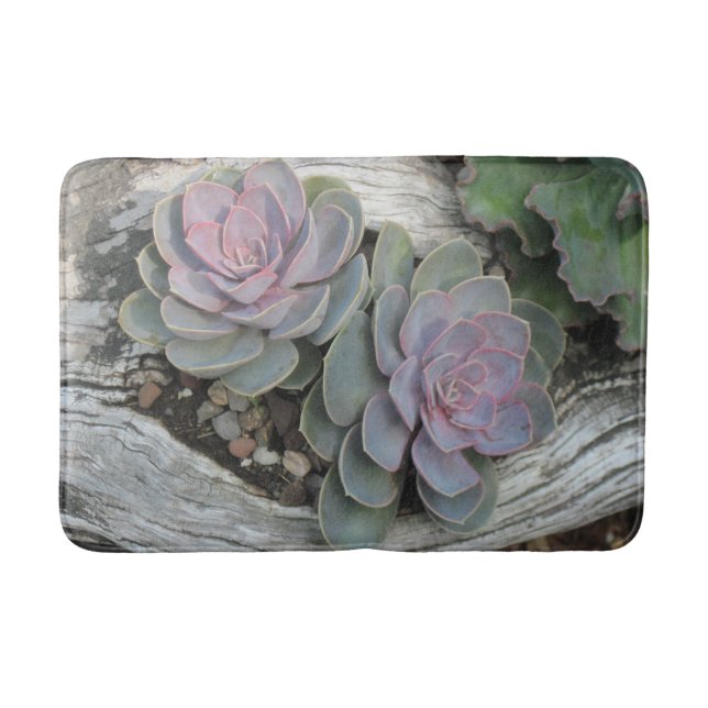 Echeveria Succulent Bath Mat (Front)