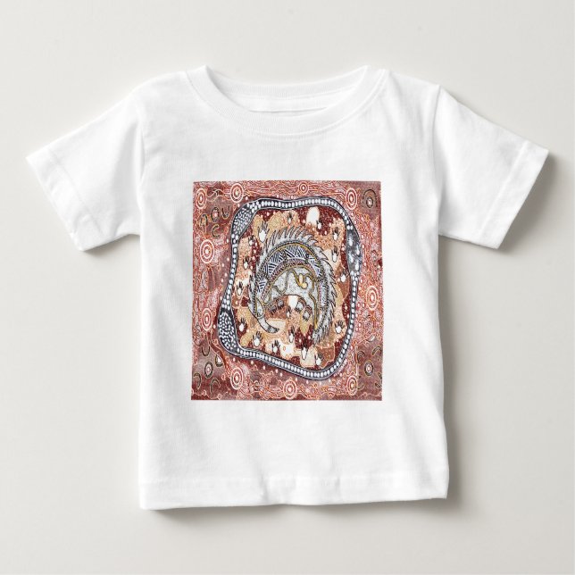 Echidna Dreaming Baby T-Shirt (Front)
