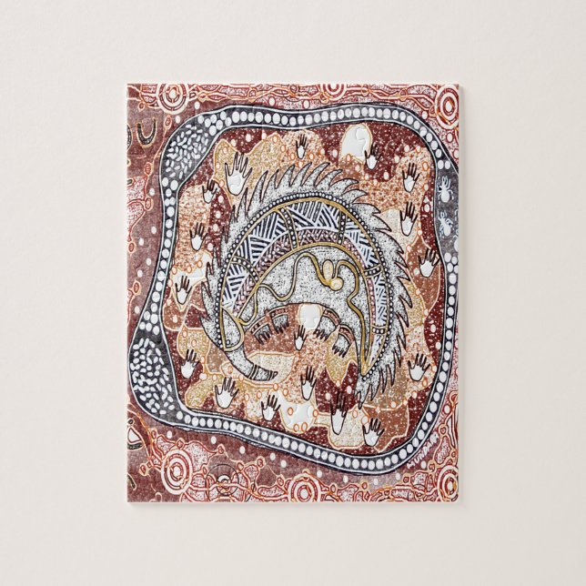 Echidna Dreaming Jigsaw Puzzle (Vertical)