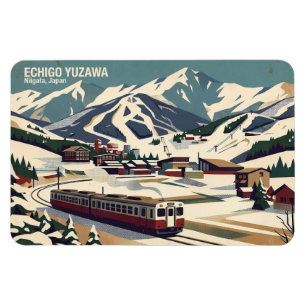 Echigo Yuzawa 越後湯沢 Niigata 新潟 - Fridge Magnet