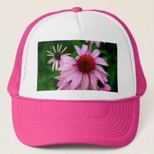 echinacea pink flower hat