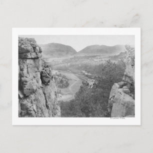 Echo Canyon Looking through Sioux Pass Photograp Postcard