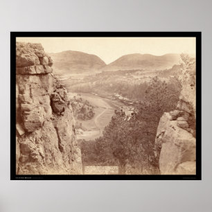 Echo Canyon seen through Sioux Pass SD 1891 Poster