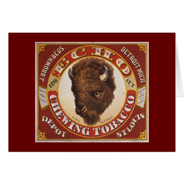 Echo Chewing Tobacco - King Buffalo Fine Cut (Front Horizontal)
