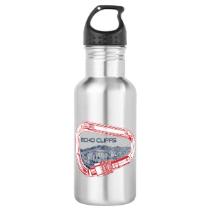 Echo Cliffs California Rock Climbing Carabiner 532 Ml Water Bottle