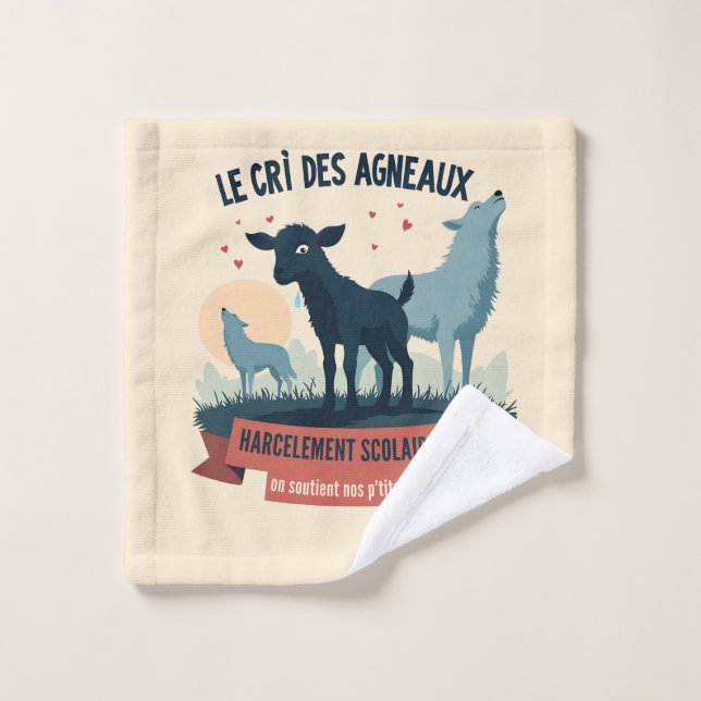 Écho Contre l’Oppression - Badge #BalanceTonTyra Wash Cloth (Wash Cloth)