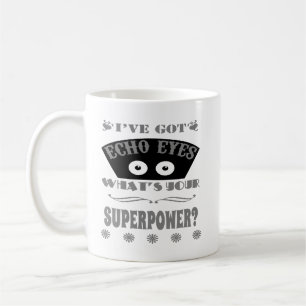 Echo Eyes Superpower (Grey) Coffee Mug