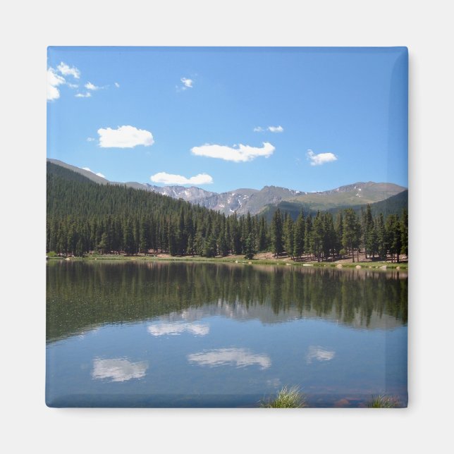 Echo Lake Mt Evans Colorado Magnet (Front)