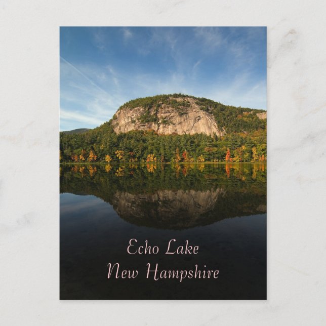 Echo Lake, NH Postcard (Front)
