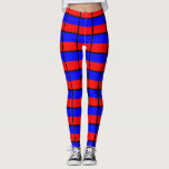 Echo Leggings<br><div class="desc">Red and blue Nautical flag symbol ECHO</div>