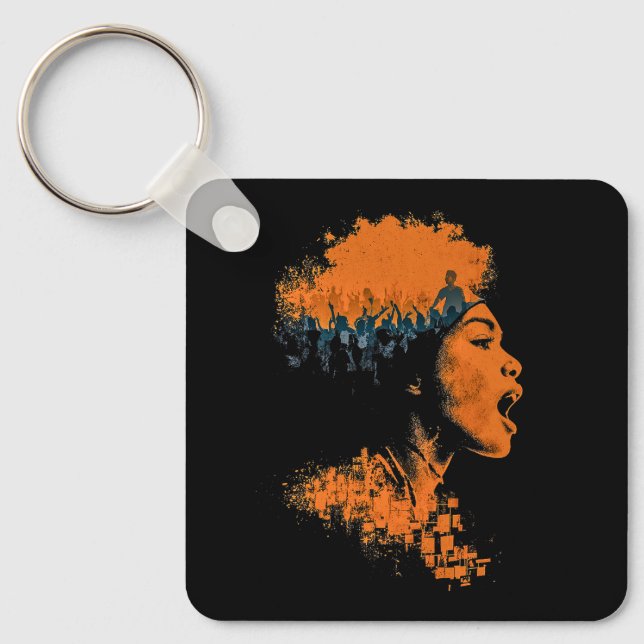 Echo of the Crowd Key Ring (Front)