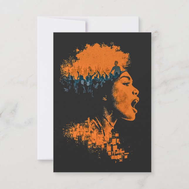 Echo of the Crowd Thank You Card (Front)