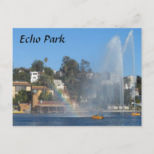 Echo Park Lake Postcard