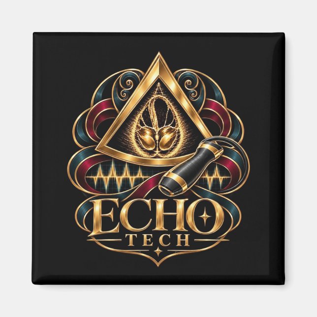 Echo Tech - Echocardiographer - Sonographer Magnet (Front)