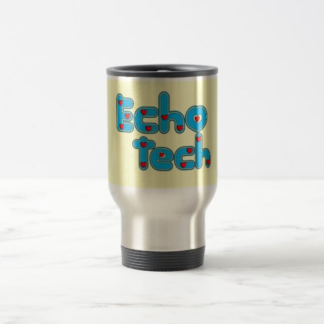 Echo Tech Gifts (Cardiac Echo Technician) Mug (Center)