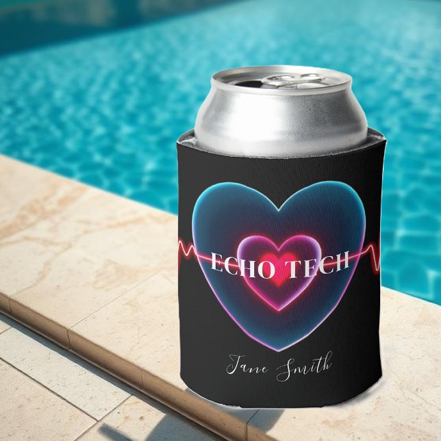 Echo Tech | Heartbeat | EKG Can Cooler (Echo Tech _ Heartbeat _ EKG Can Cooler)