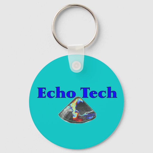 Echo Technician Gifts (Cardiac Echo Tech) Key Ring (Front)