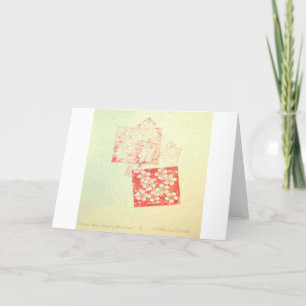 "Echo the Cherry Blossoms" Braille Greeting Card