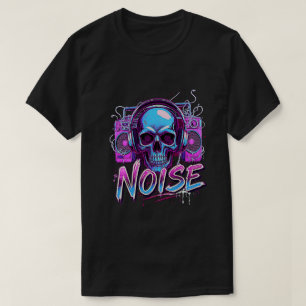 Echo the Noise – Boombox Skull Streetwear T-Shirt
