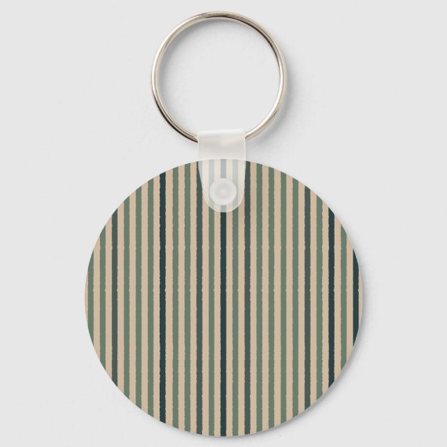 Echo Trails Custom Metal Keyring – Matcha Green (Front)