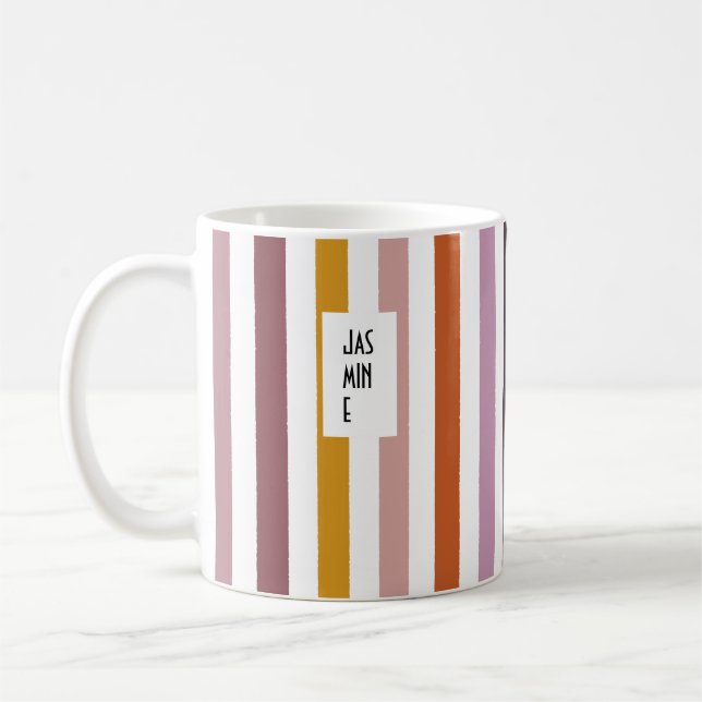 Echo Trails Custom Name Mug – Pink Hues (Left)