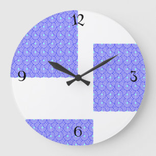 Echo Waves Large Clock