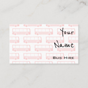 "Echoes" Bus Hire Business Cards