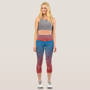 Echoes in Bluefire Capri Leggings
