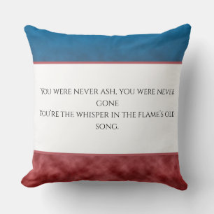 Echoes in Bluefire Cushion