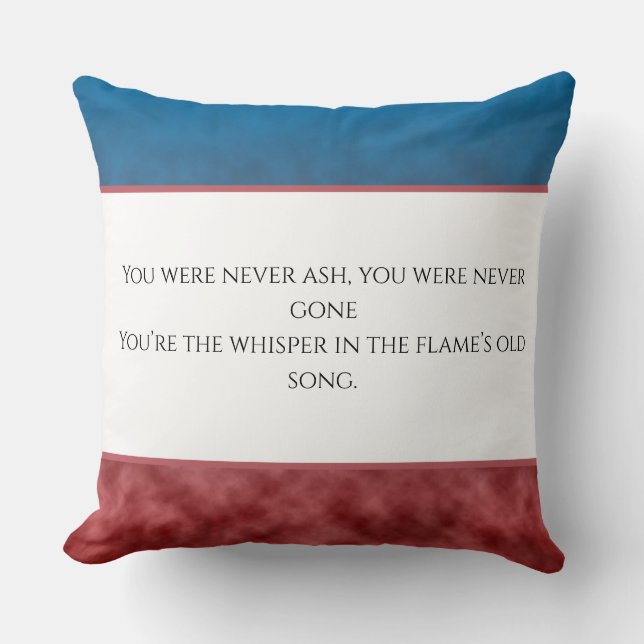 Echoes in Bluefire Cushion (Front)
