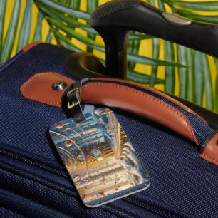 Echoes of '73: The Chronos Ocean's Labyrinth Luggage Tag