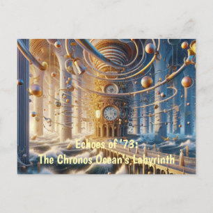 Echoes of '73: The Chronos Ocean's Labyrinth Postcard