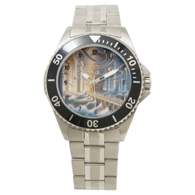Echoes of '73: The Chronos Ocean's Labyrinth Watch (Front)