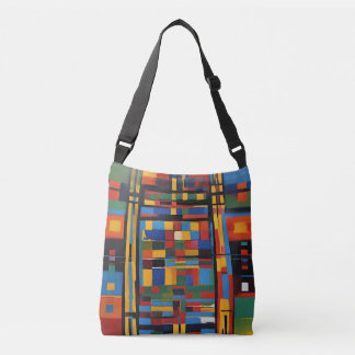 Echoes of Africa: Abstract Essence Crossbody Bag