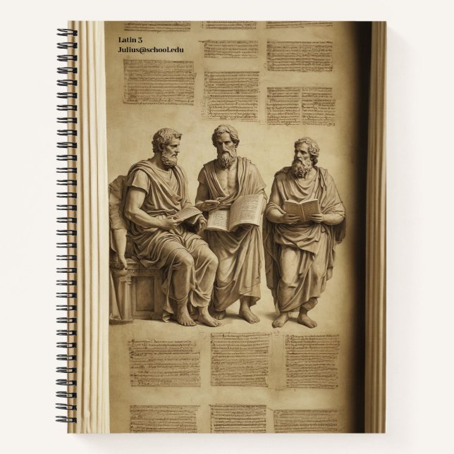 Echoes of Ancient Rome: Latin Notebook (Front)