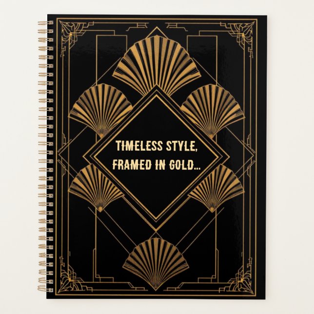 Echoes of Deco Elegance Planner (Front)