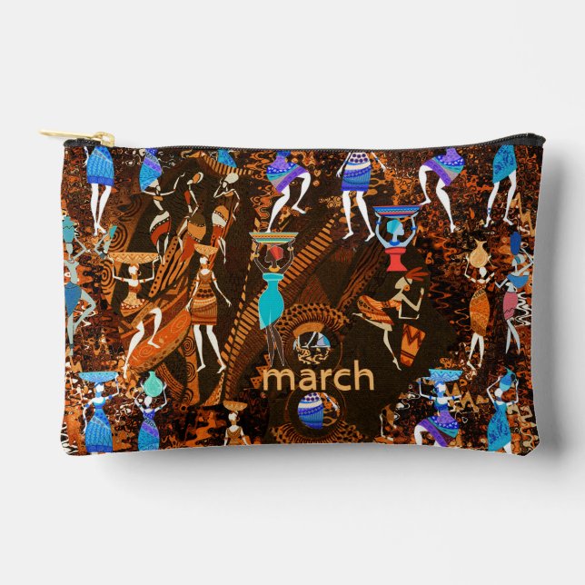 Echoes of Empowerment: March 8th Accessory Pouch (Front)