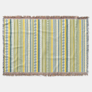 Echoes of Knossos: Minoan-Inspired Throw Blanket 