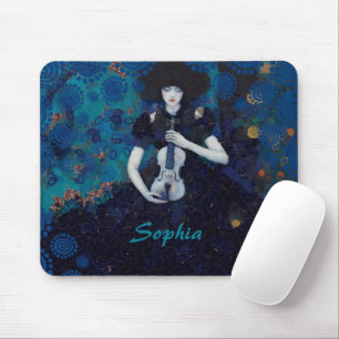 Echoes of Silence: A Violin’s Song of Healing Mouse Mat