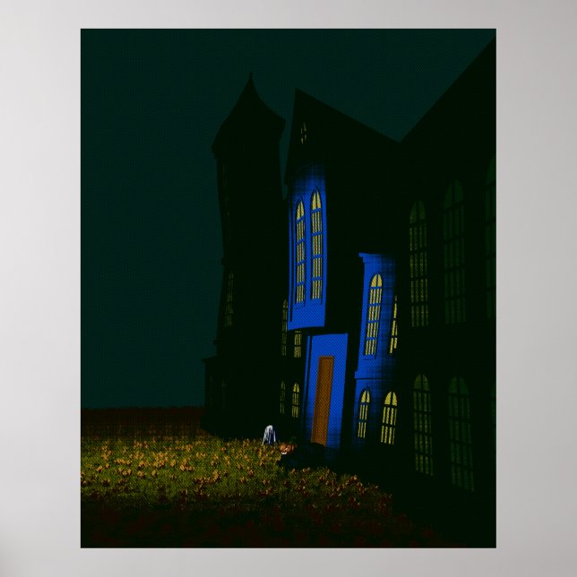 Echoes of the Abandoned Manor Poster (Front)