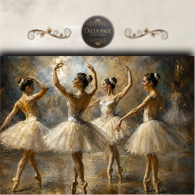 Echoes of the Ballet Decoupage Tissue Paper (Echoes of the Ballet Decoupage Tissue Paper)