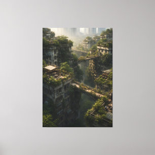 Echoes of the Green Canopy Canvas Print