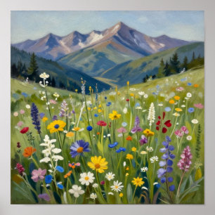 Echoes of the High Tundra: A Vibrant Symphony of S Poster