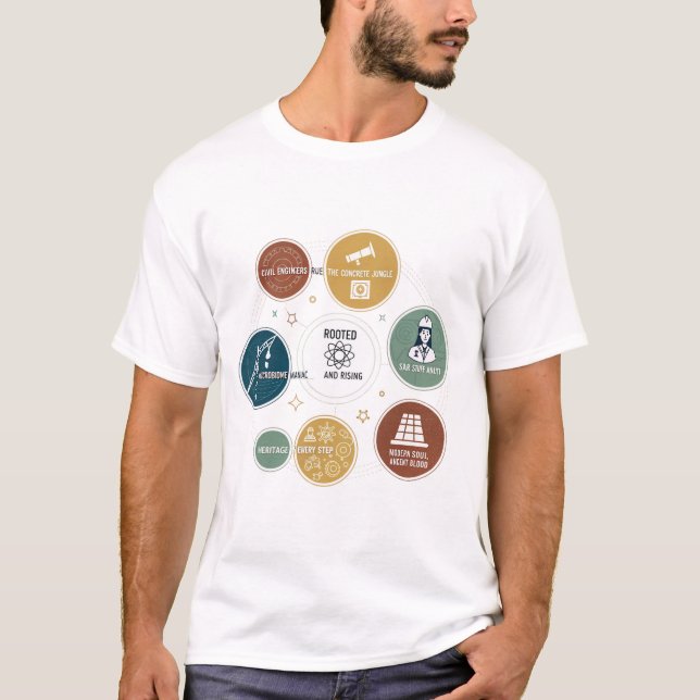 "Echoes of the Past – Historical-Inspired Design T-Shirt (Front)